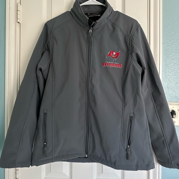 Women’s Dunbrooke Pewter Tampa Bay Buccaneers Sonoma Softshell Full-Zip Jacket L - Picture 1 of 5